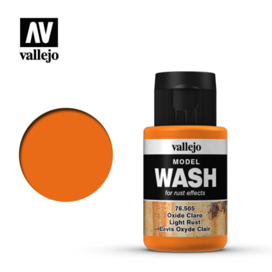 Vallejo Model Wash 76.505 Light Rust 35 ml